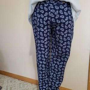 Michael Michael Kors Blue Paisley Legging Sz Medium